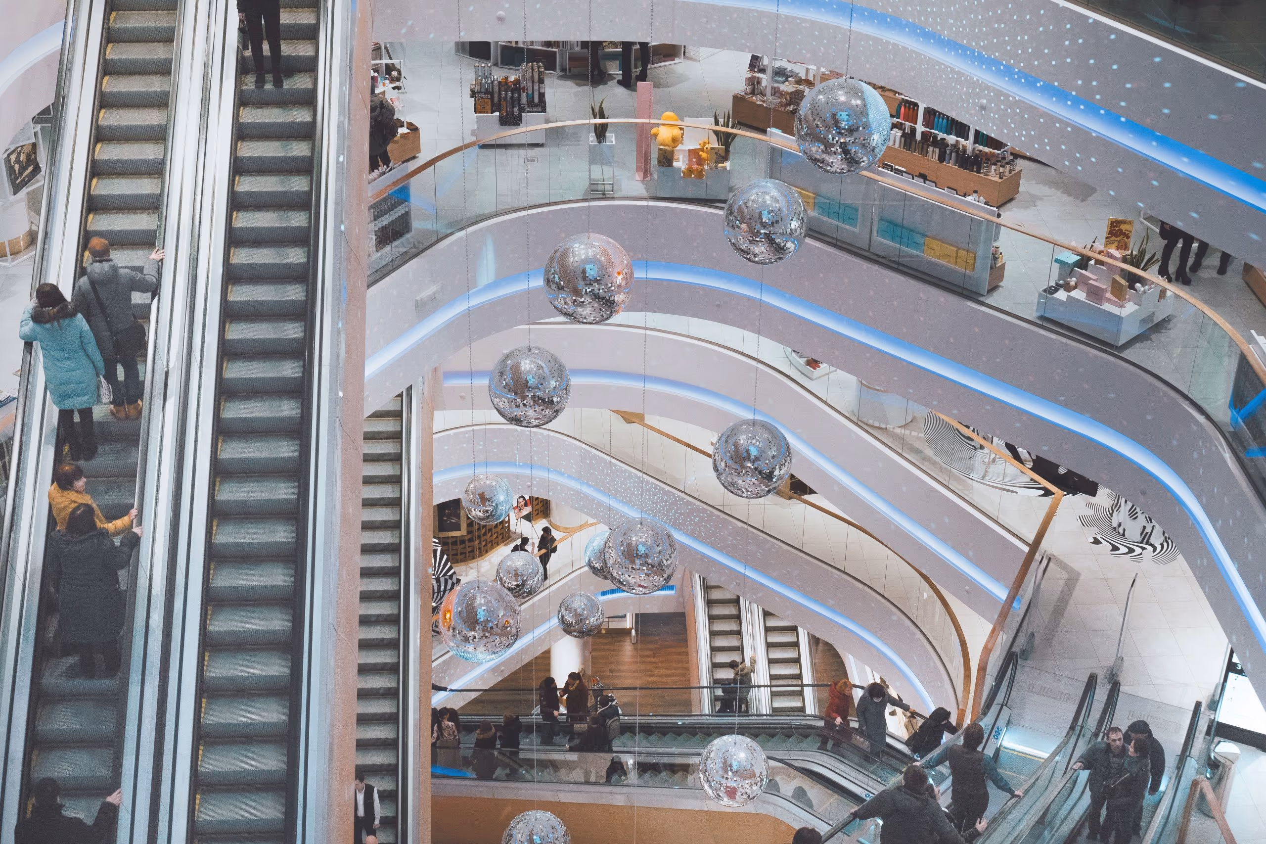 Shopping Mall Escalators
