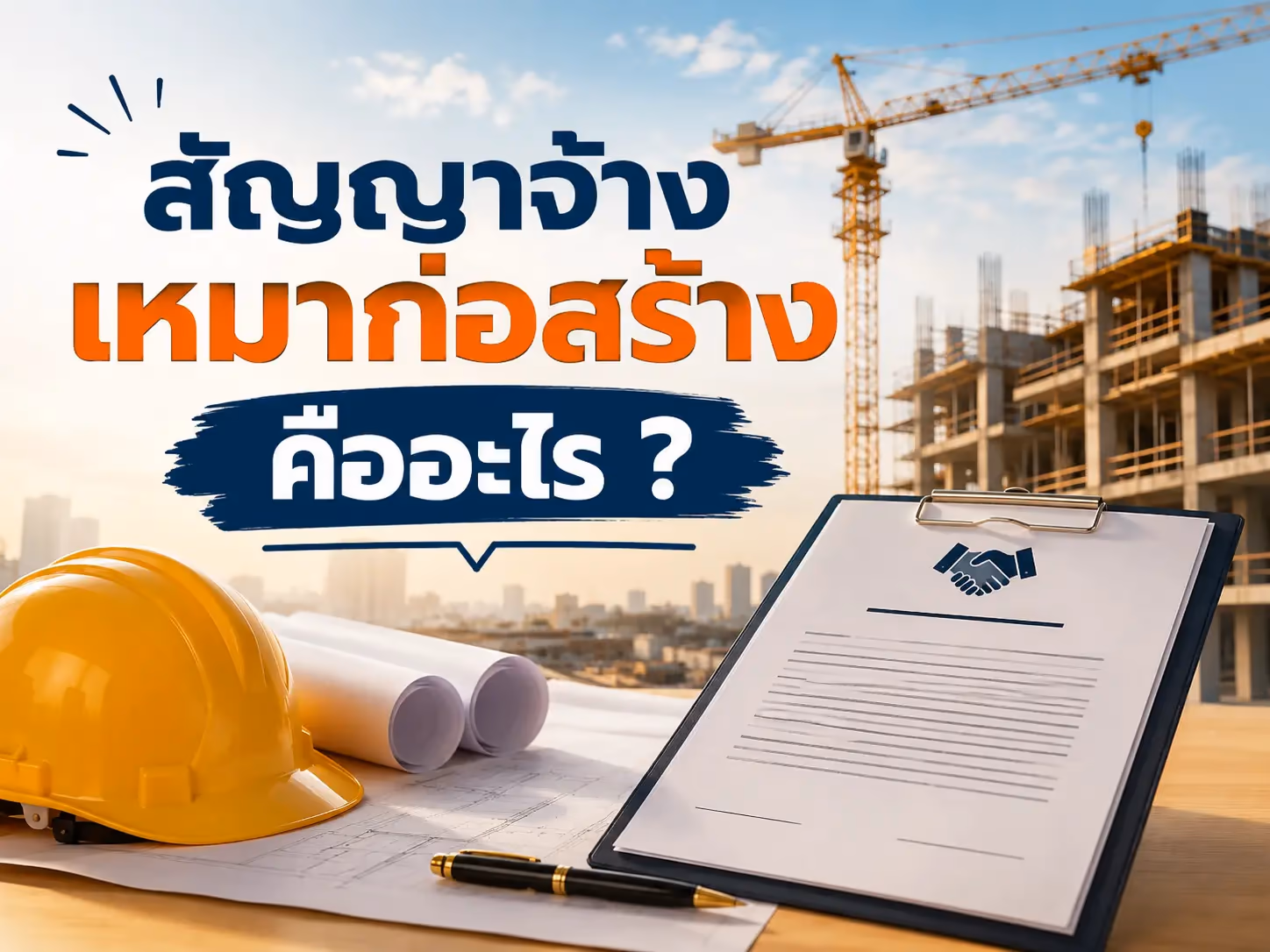 สัญญาจ้างเหมาก่อสร้าง คืออะไร