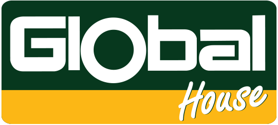 โลโก้ Global House สำหรับโครงการสาขากาญจนบุรี